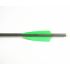 Стрела арбалетная карбоновая Centershot Toxic Carbon 20" Half Moon Nock